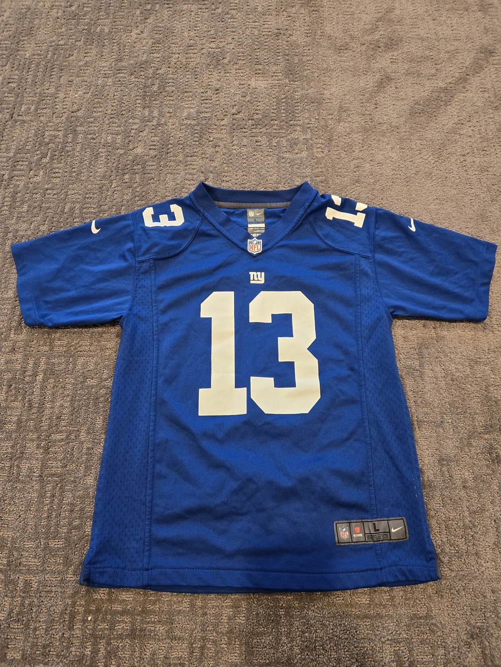 Kids New York Giants Odell Beckham Jr Football Jersey